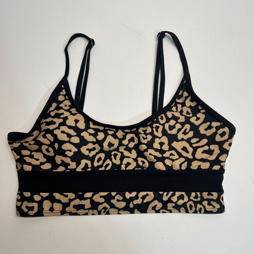 Bikini Women's Top Cheetah Animal Print Sz S